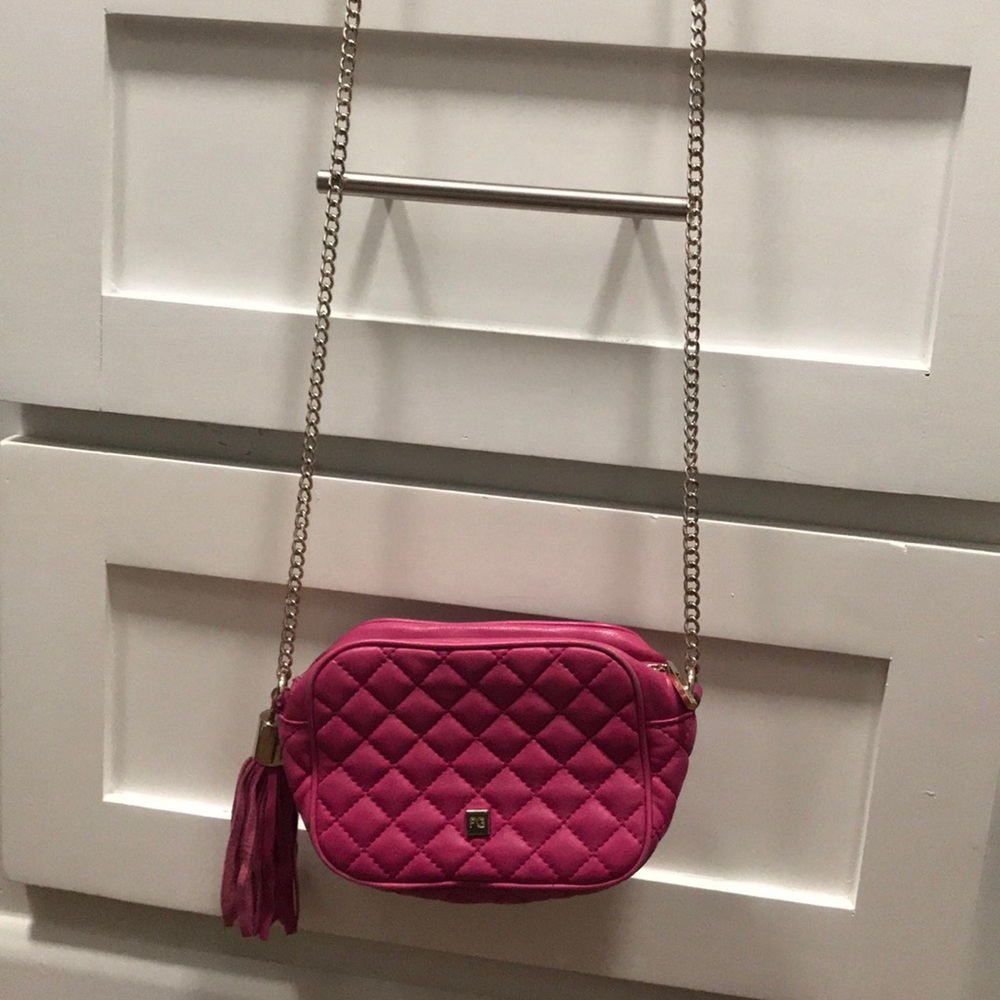 Purificación García  hot pink mini handbag